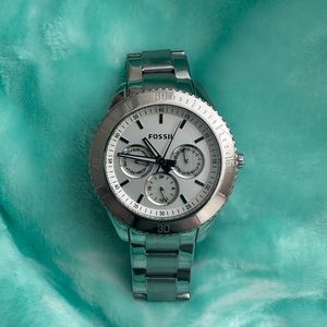 ⚡️STAINLESS STEEL FOSSIL WATCH!!⚡️